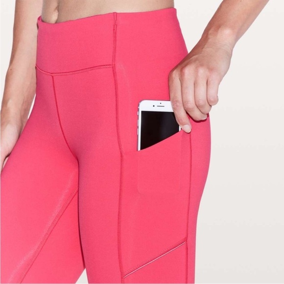 Lululemon • speed up tight full on luxtreme 28” legging fuchsia pink sz 8 - Picture 4 of 14